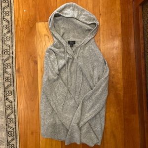 JCrew cashmere cardigan hoodie
